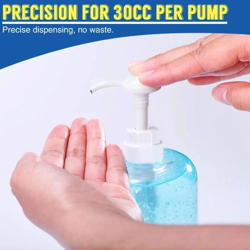 2 Pack 5 Gallon Pump Dispenser 1oz Pump for Large Gallon Bucket with 50cm Extend