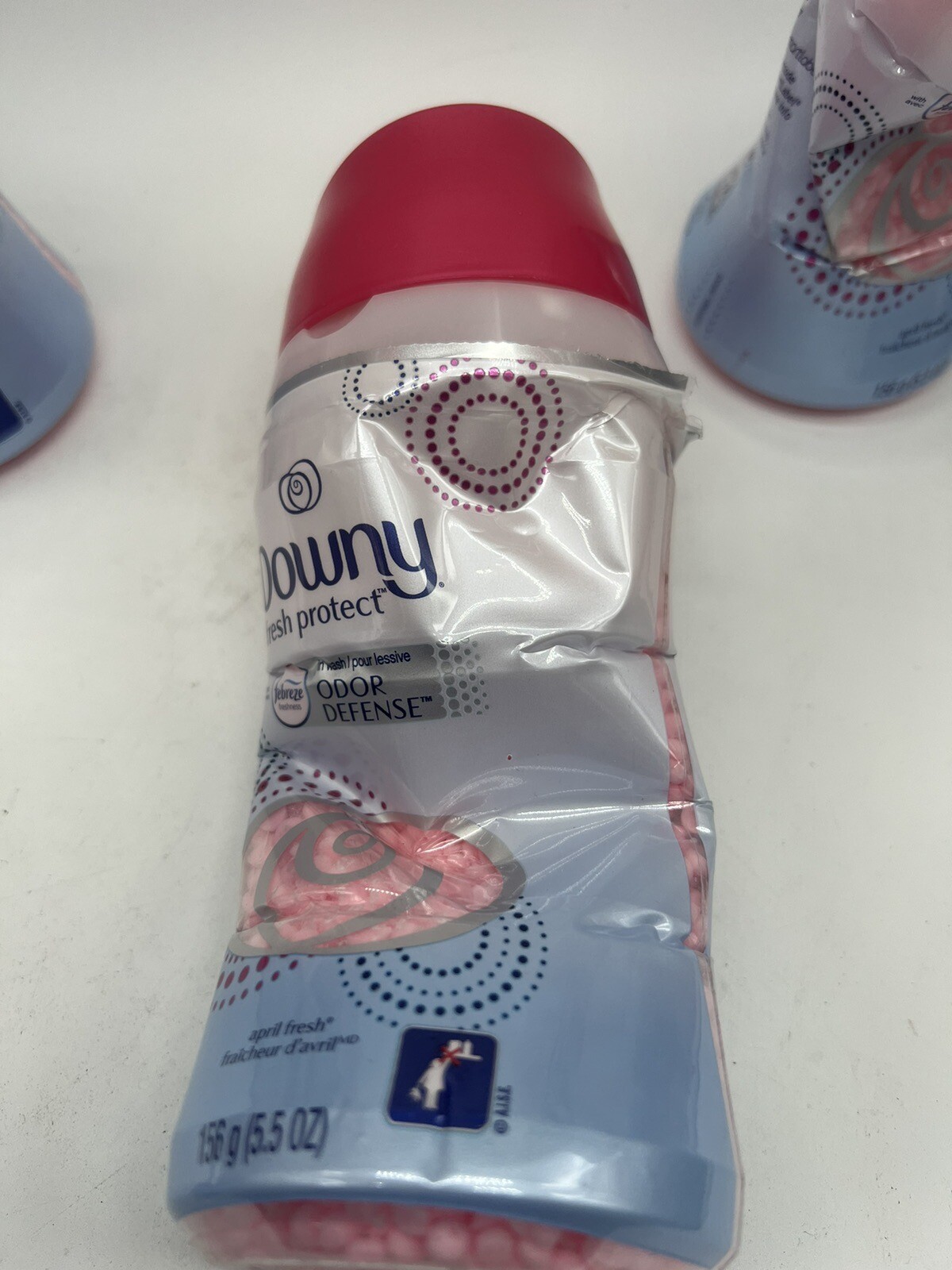 (4) Downy Fresh Protect Scent Beads w/Febreze Defense April Fresh 5.5ozREAD 22oz