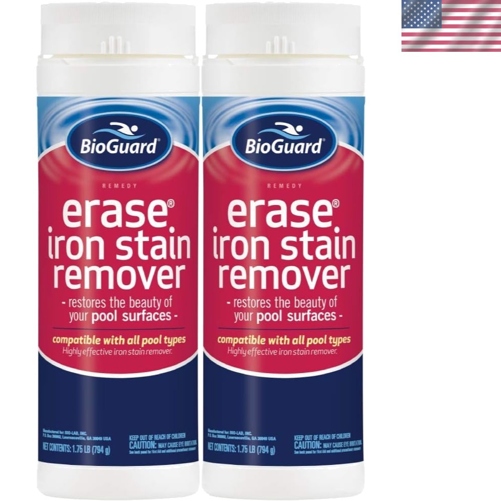 Erase Iron Stain Remover, 1.75 lb, Pack of 2, Highly Effective Iron Stain Rem…