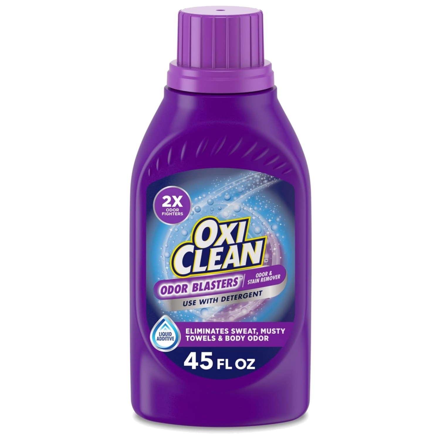Odor Blasters Odor and Stain Remover Liquid Laundry Additive, Water-Activated…