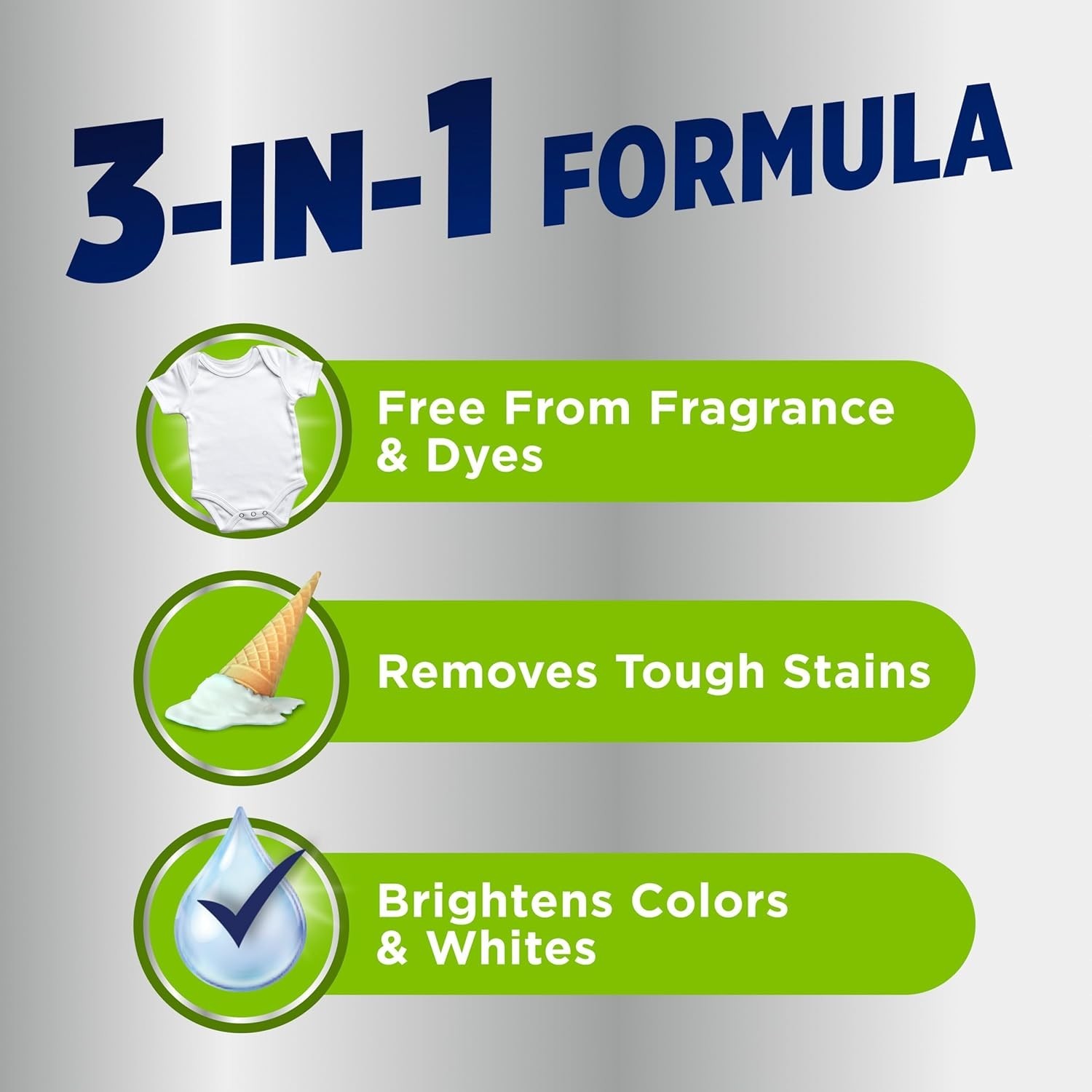 Triple Action Free Versatile Stain Remover Powder, 4 lbs | Use with Detergent…