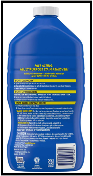 OxiClean Laundry Stain Remover Refill, 56 fl oz