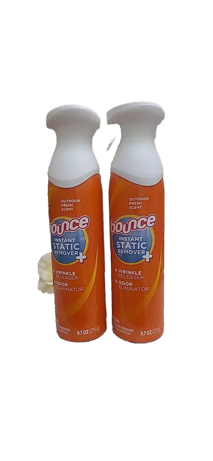 Bounce Anti Static Spray, 9.7oz(275g) Anti Static Spray & Instant Wrinkle Pack 2