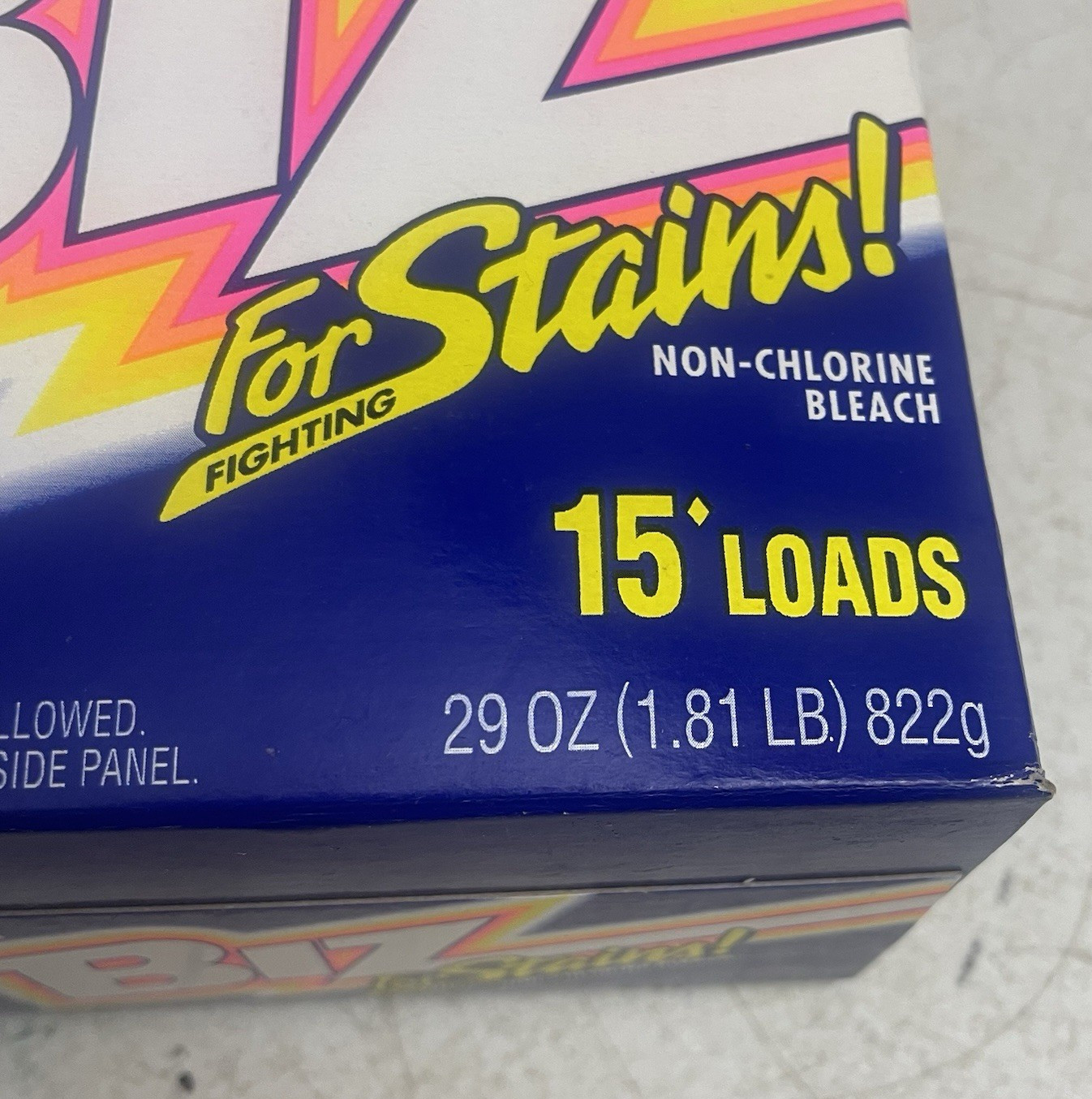 BIZ Ultra Laundry Detergent Powder Booster Stain Odor Removal 29 Oz P&G 1999