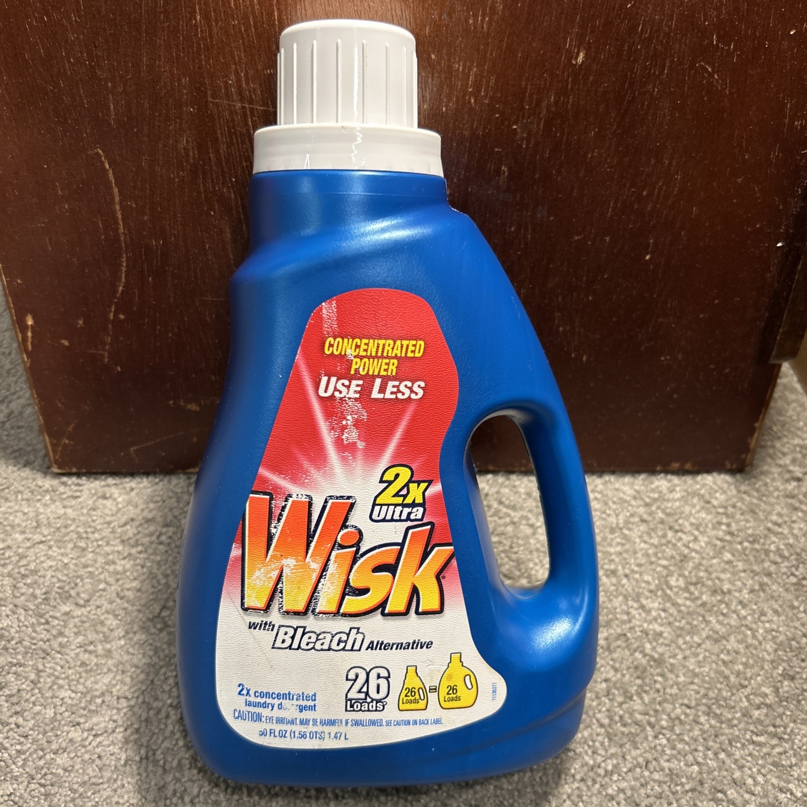 Wisk Bleach Alternative 2X Ultra Concentrated Laundry Detergent 26 Loads 50oz