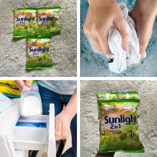 sunlight Detergent Clean And Lemon Fresh Scented Laundry Washing Powder 400g NEW