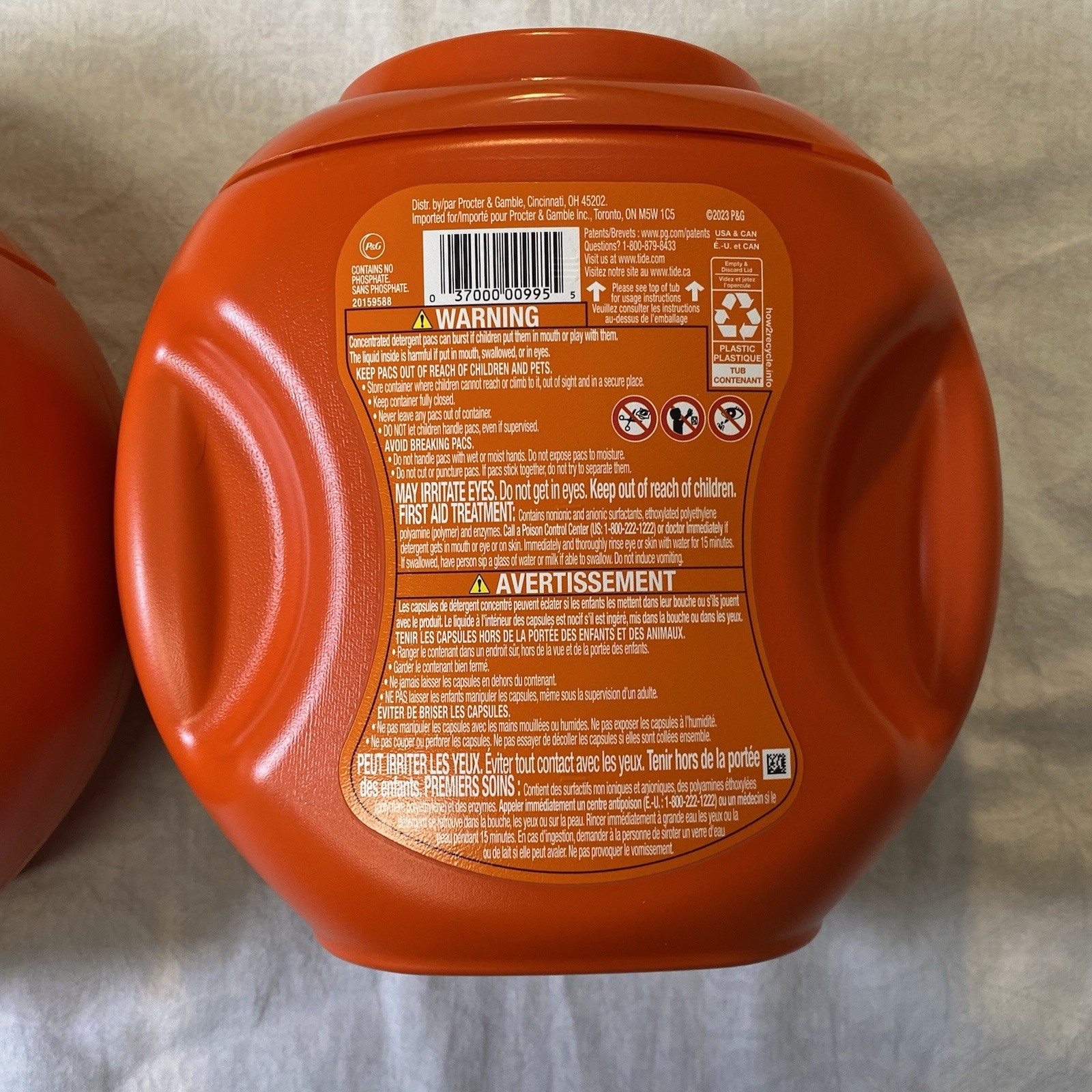 Tide PODS 3in1 Laundry Detergent 42 Count Original / Lot of 2 ( 84 Pods Total )