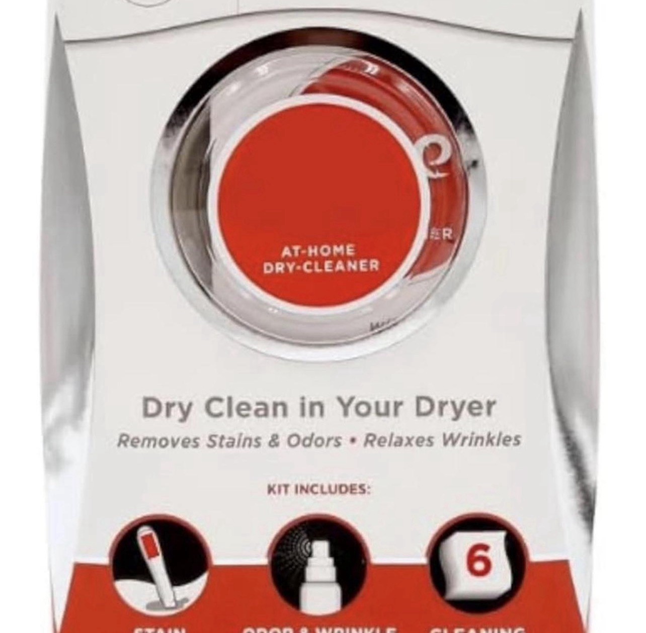 dryel At-Home Dry-Cleaner Kit, 5 Loads, 6 Cloths, Odor/Wrinkle Releaser