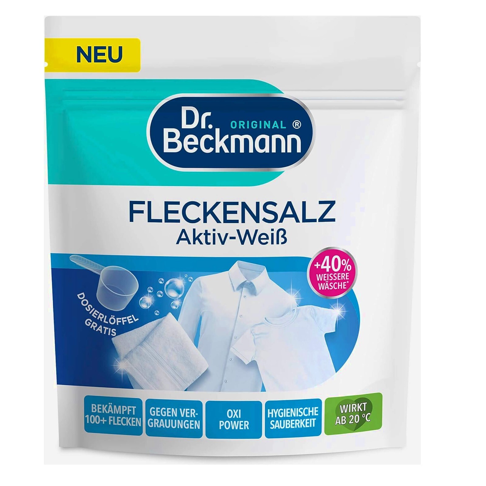 Dr. Beckmann Stain Salt Active White 400g against Stains incl. Measuring Spoon