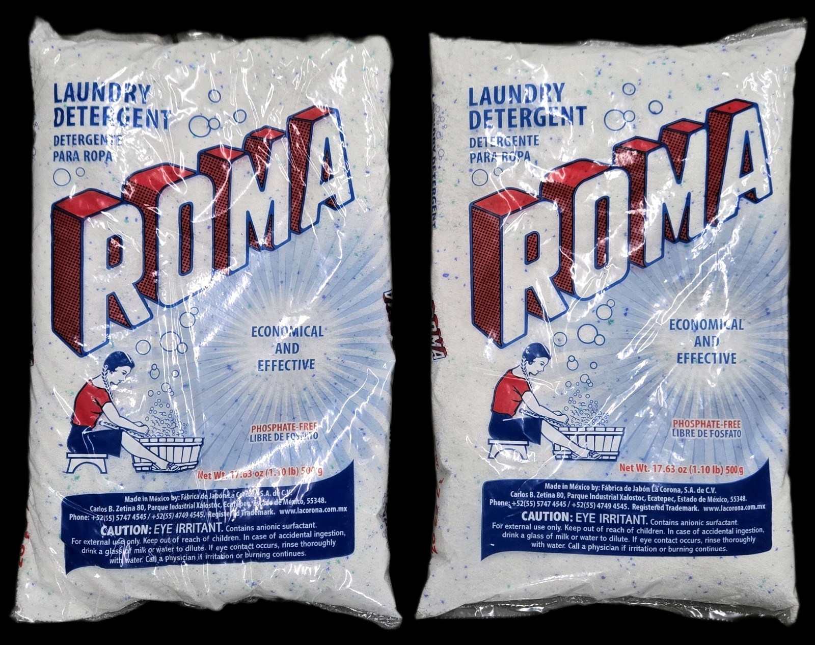 ROMA Laundry Detergent (2 Pack) 17.63 Oz each 35.26 Oz total