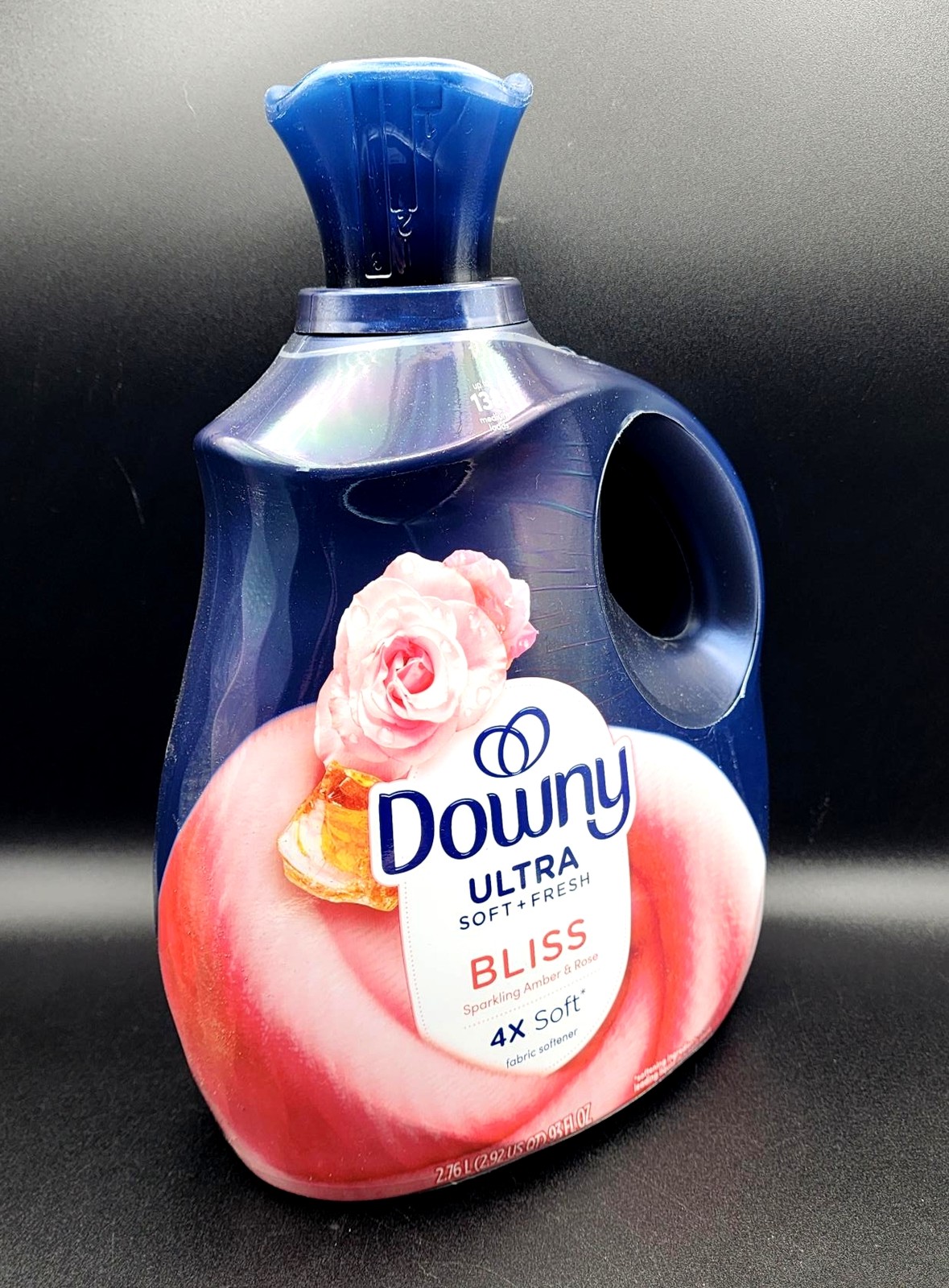 1 Downy ULTRA BLISS Sparking Amber & Rose Fabric Conditioner Softener BIG 93 oz