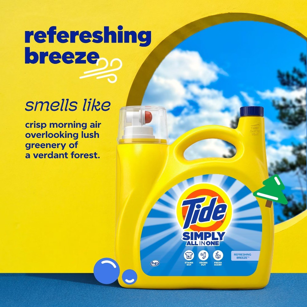 Simply Laundry Detergent Liquid, All-In-One, 85 Loads, 107 fl oz