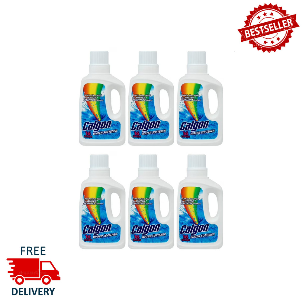 3 PACK Calgon Water Softener, 32oz Bottle, Laundry Detergent Booster Free & Fast
