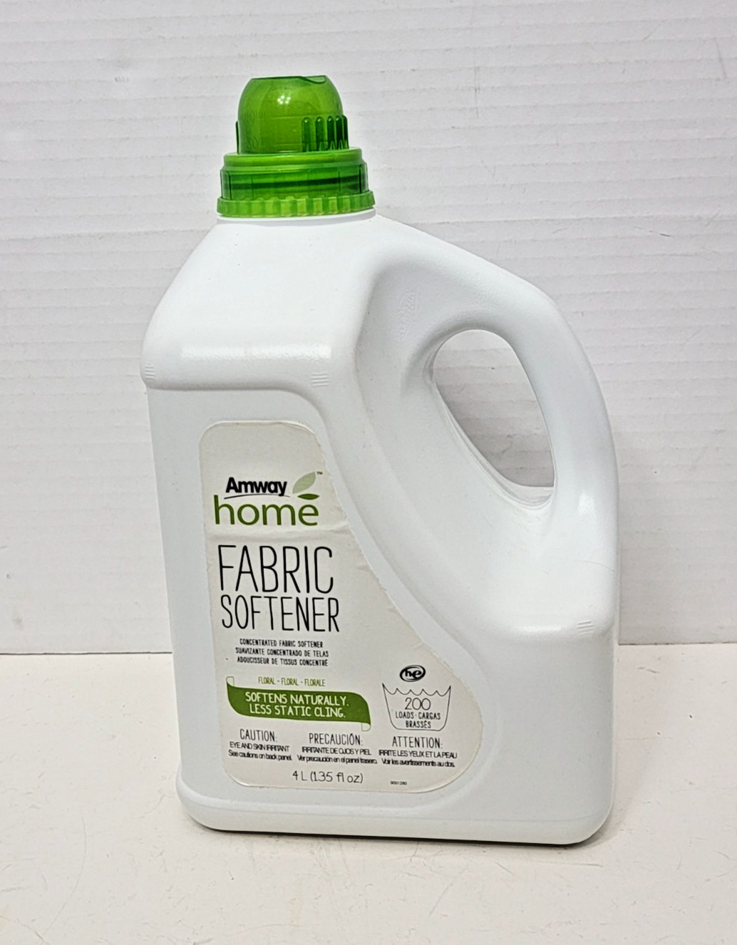 Amway Home Fabric Softener Concentrated, Biodegradable, Floral, 4L, 135 fl oz