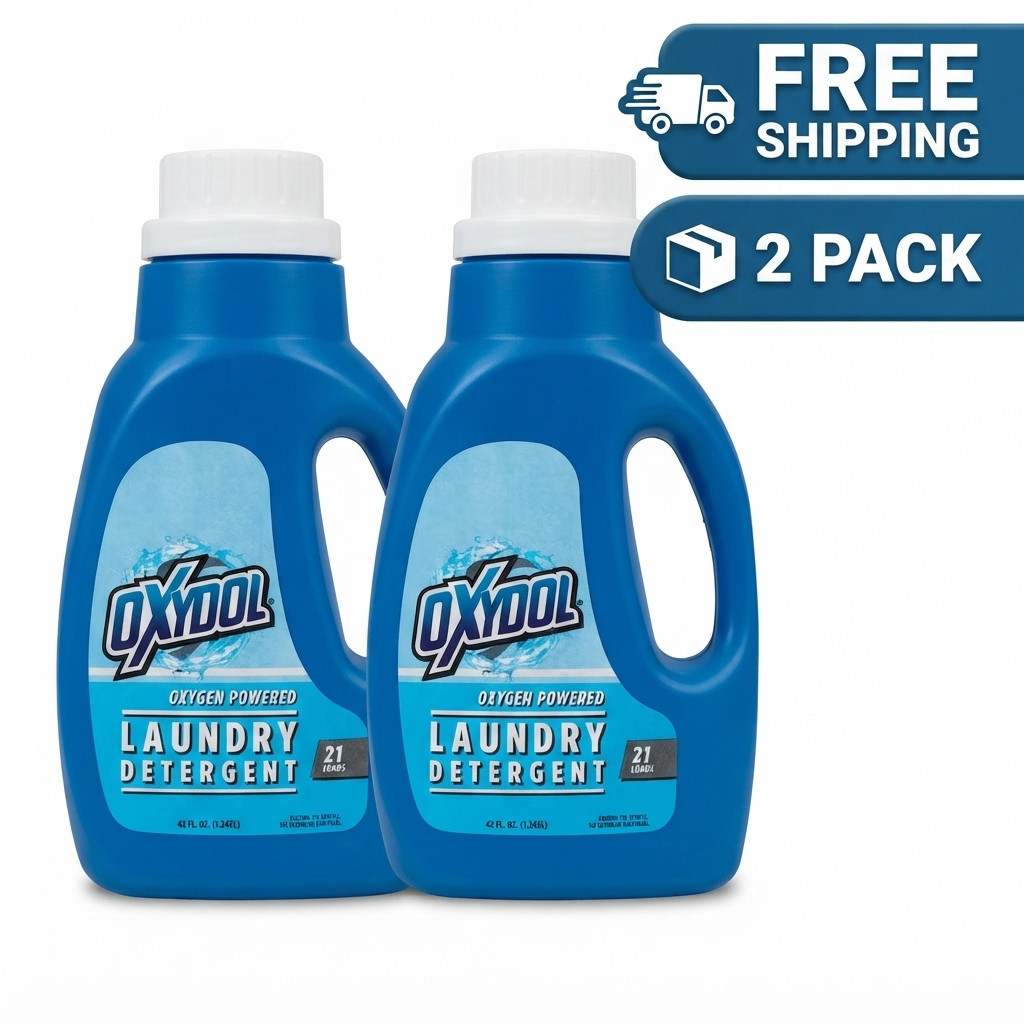 2 pack Oxydol Oxygen Powered Liquid Laundry Detergent 42 oz Floral HE Compatible