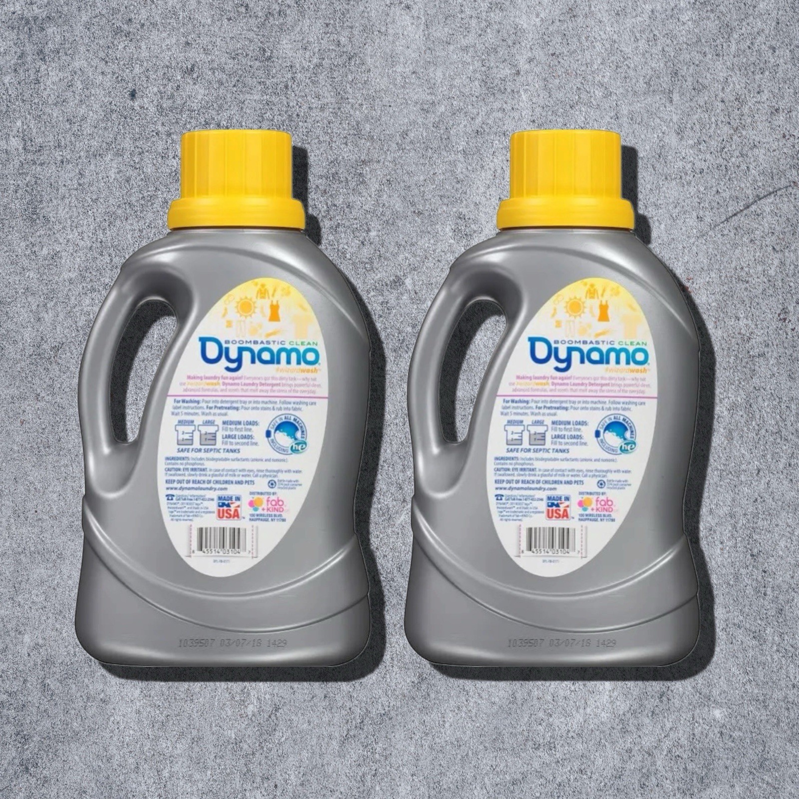 2 Dynamo Sunshine Vetiver Laundry Detergent 60 Loads/ea DISCONTINUED Oxy Boost