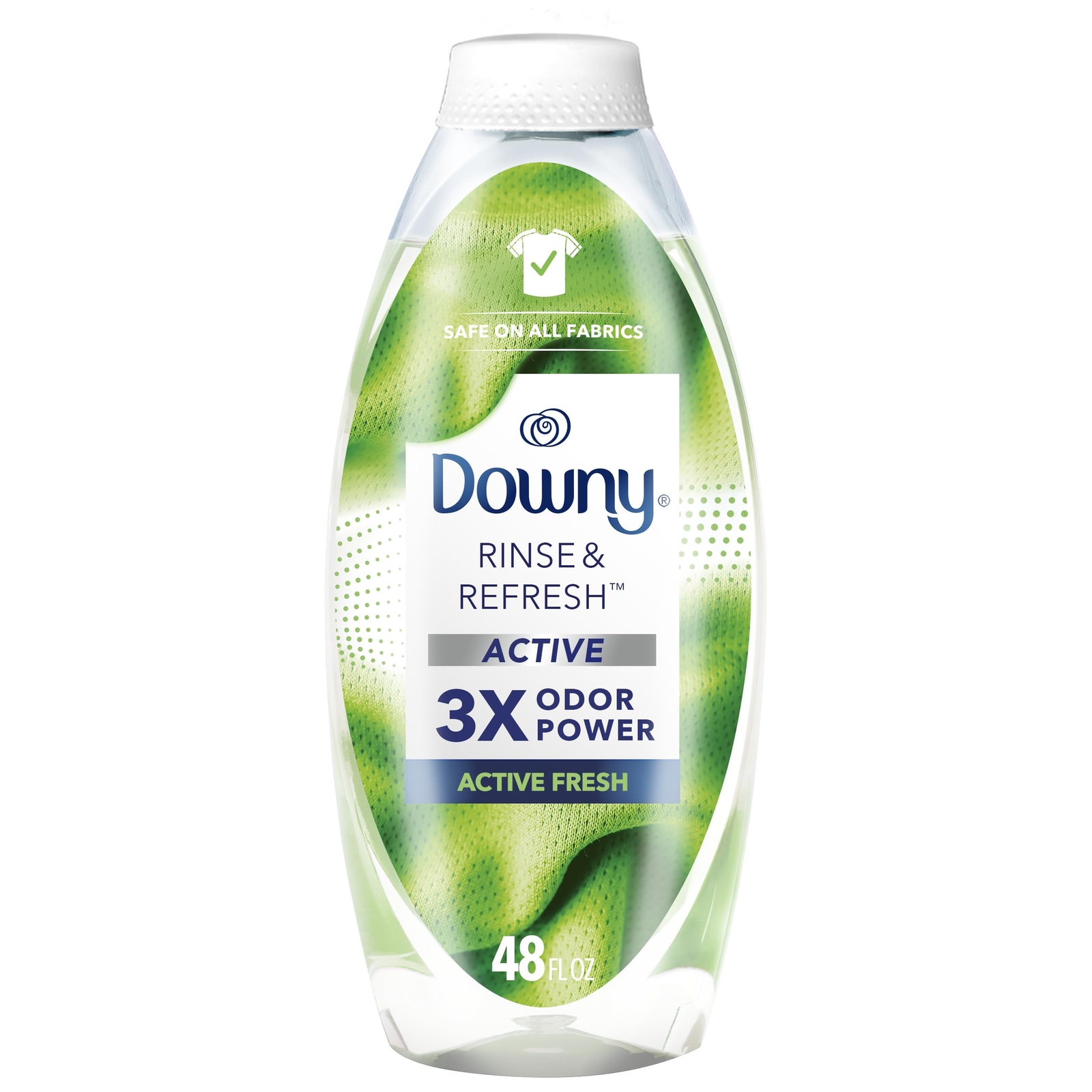 Downy Rinse Refresh Active Fresh 48 Fl Oz Laundry Odor Remover Booster