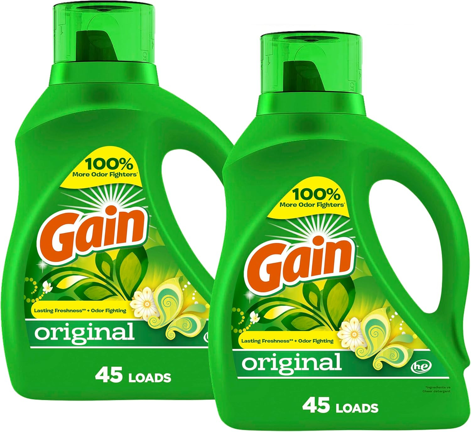 Liquid Laundry Detergent, Original Scent, 154 Fl Oz, 107 Loads, Freshness + Odor