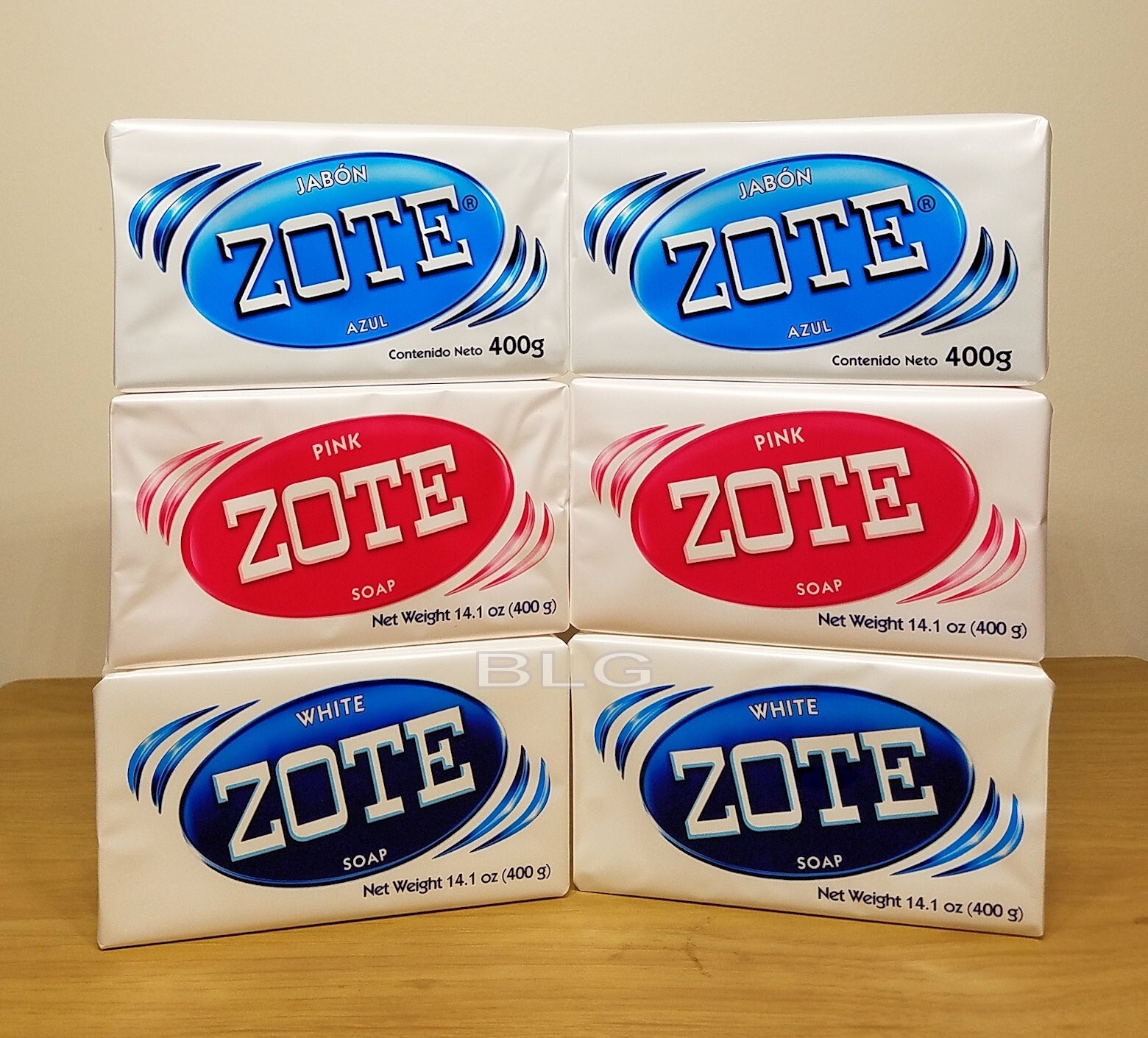 ZOTE LAUNDRY SOAP Bundle Washing Clothes Laundry 14.1oz Detergent Jabon (6 Bars)
