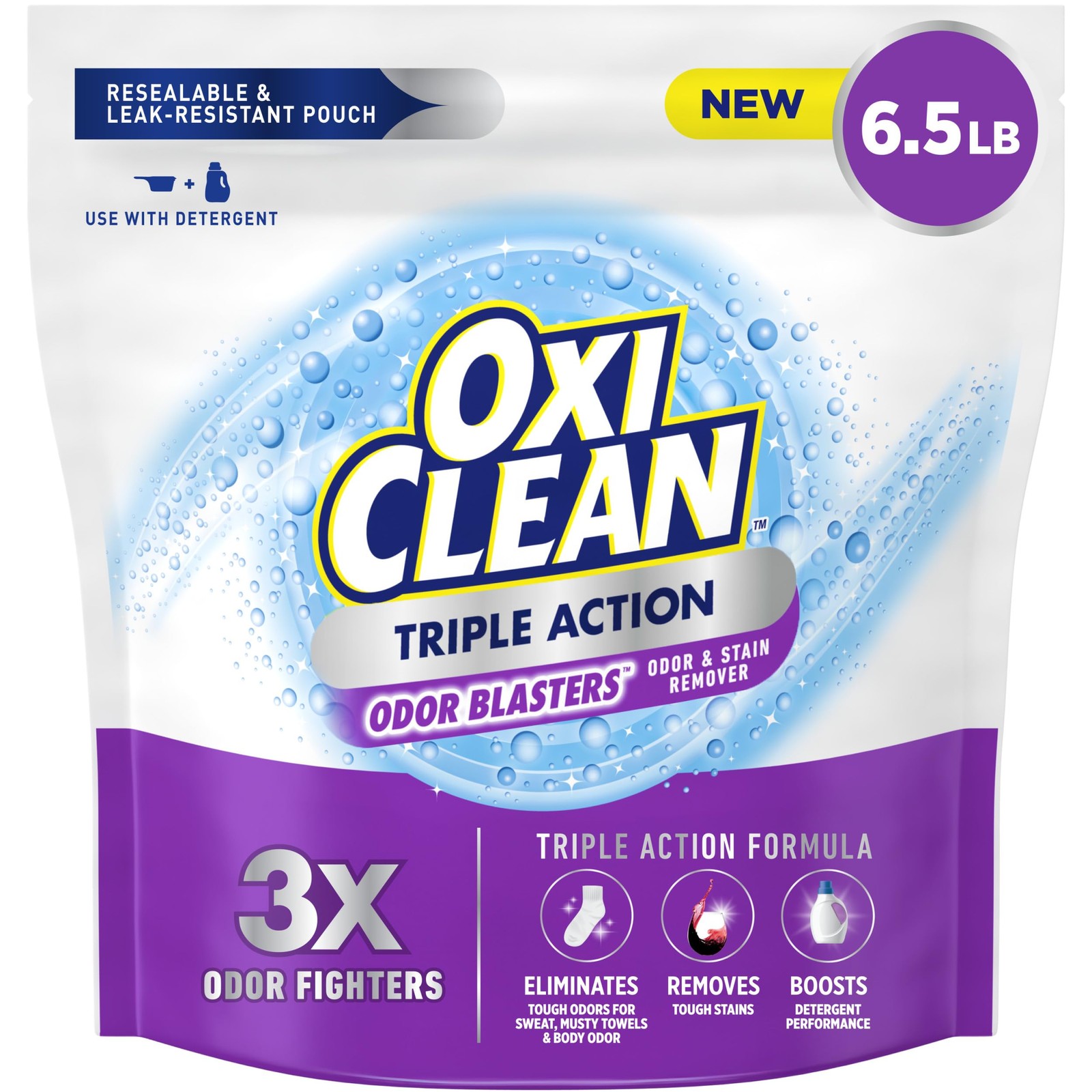 OxiClean Triple Action Odor Blasters and Stain 104 Ounce (Pack of 1)