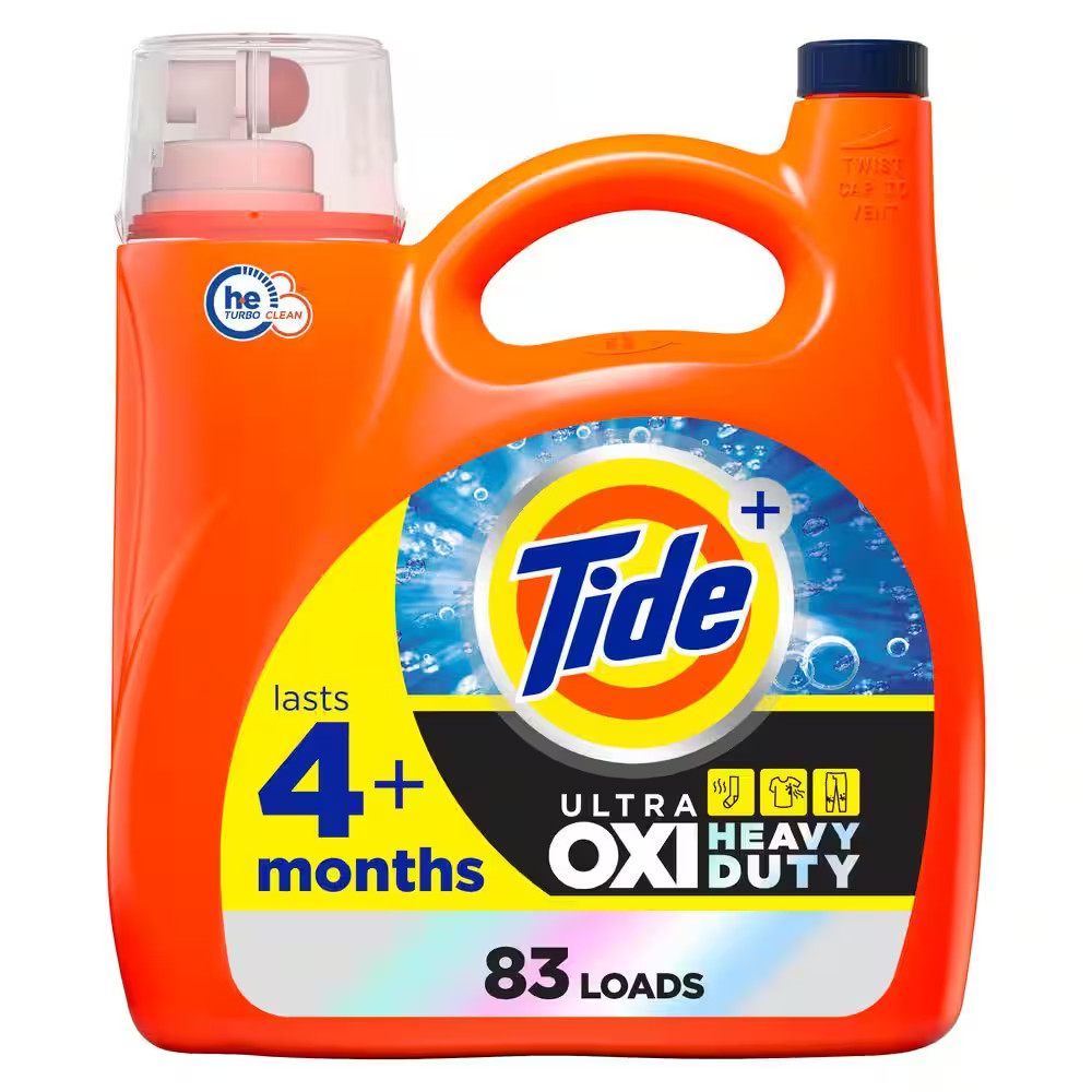 117 oz. Ultra Oxi Heavy Duty Liquid Laundry Detergent, Original Scent, 83 Loads