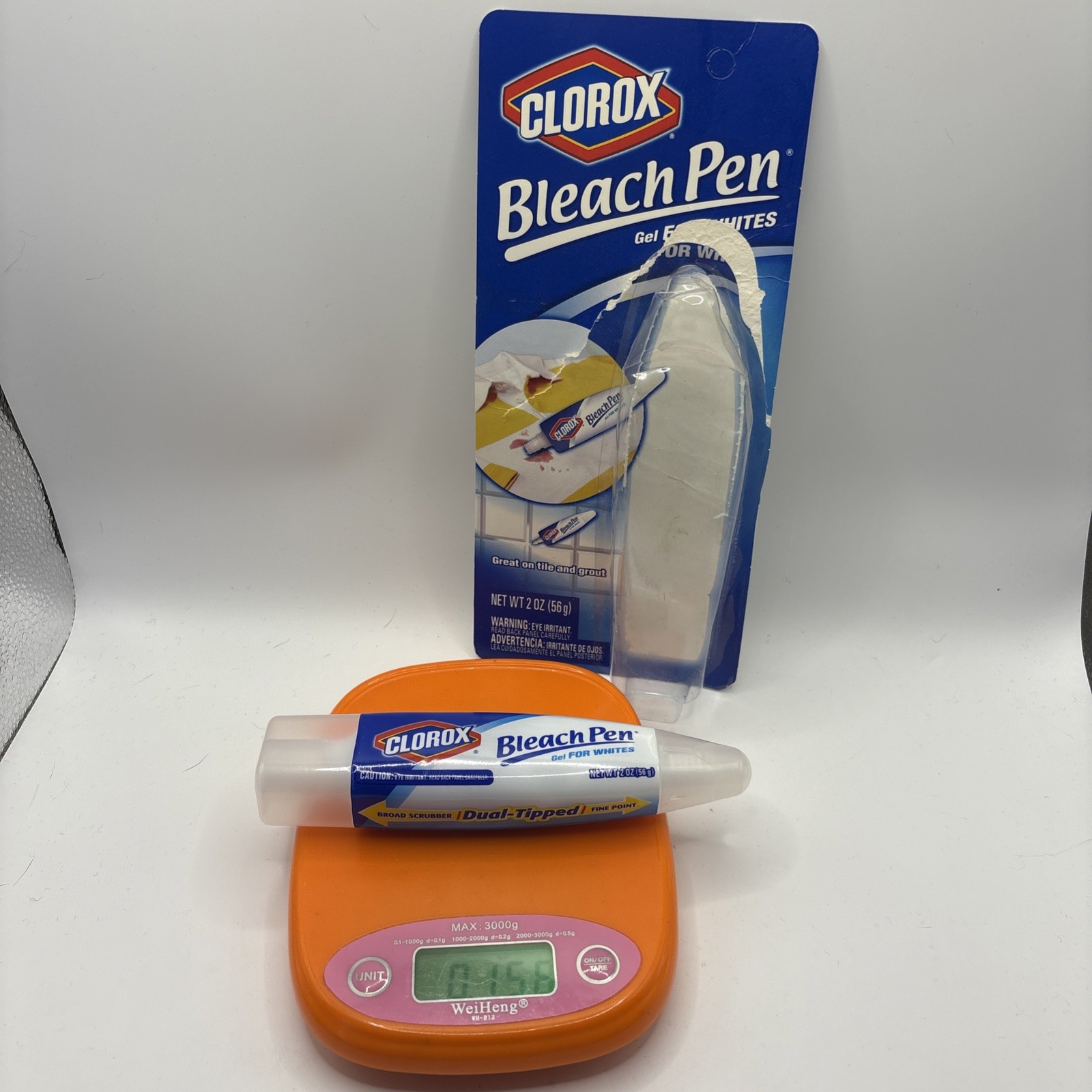 Clorox Bleach Pen Gel For Whites Stain Remover Cleaner 2oz Discontinued Used