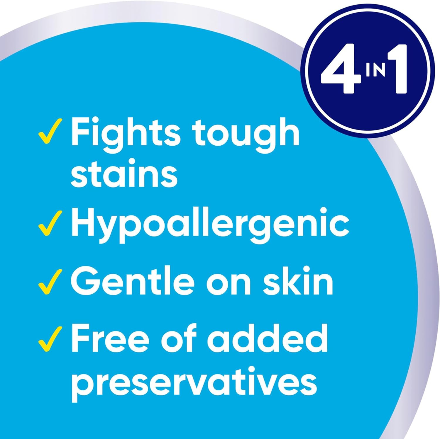 Mighty Pacs with Stainlifters Free Clear Laundry Detergent, Free Clear for Sensi