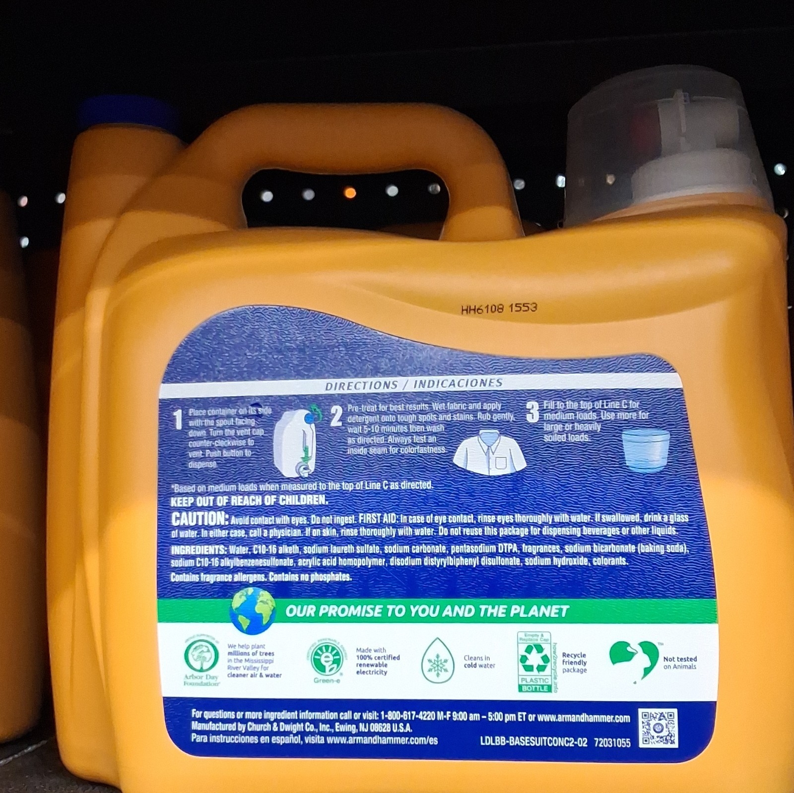 Arm & Hammer Clean Burst Liquid Laundry Detergent 205 Loads For All Machines