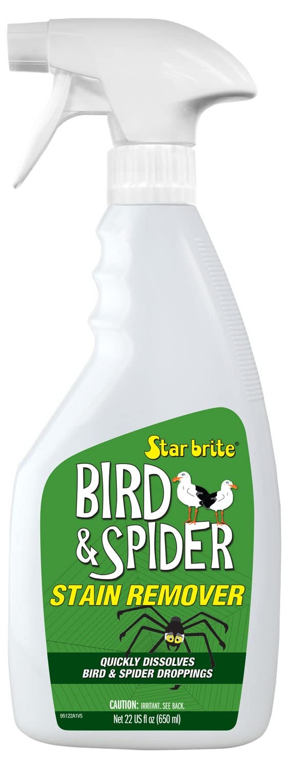 star brite Spider & Bird Stain Remover Spray – Quickly Dissolve Bird Droppings