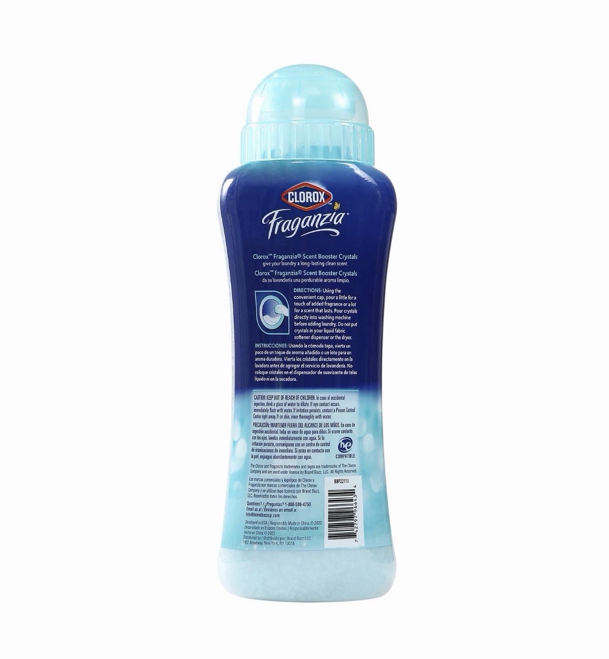 Clorox Fragranzia Ocean Laundry Scent Booster Crystals 18Oz Pack Of 2