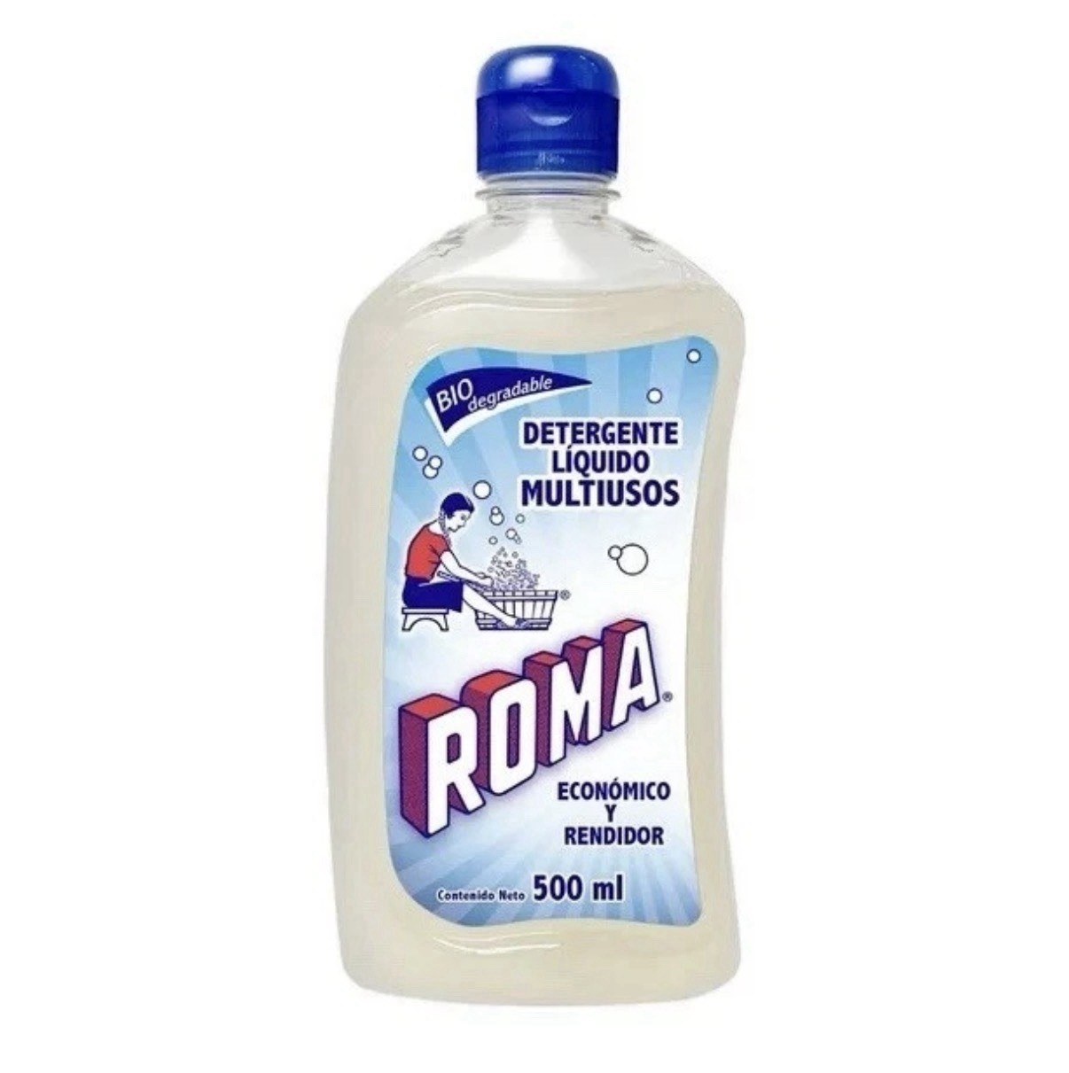 FOCA, ROMA, CARISMA & BLANCA NIEVES Liquid Laundry Detergent, 500ml, 4 Pack