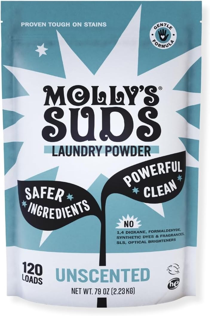 Molly’s Suds Original Laundry Detergent Powder | Clean Laundry Detergent Powder