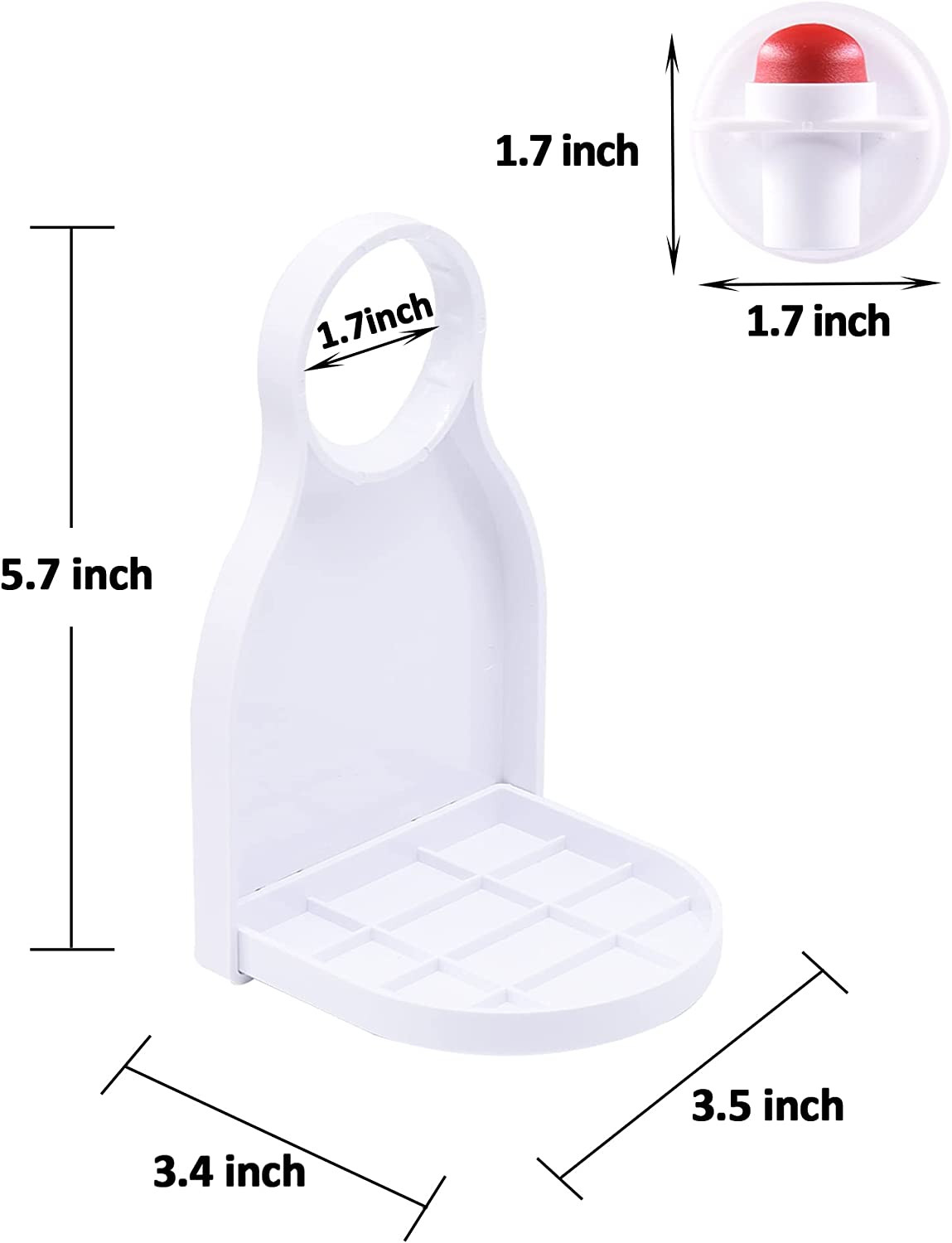 Laundry Detergent Cup Holder, Drip Tray Catcher for Laundry Fabric Softener, No
