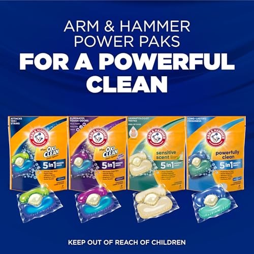 Arm & Hammer Sensitive Fresh Scent 5-IN-1 Power Paks, 42 42 Count (Pack of 1)
