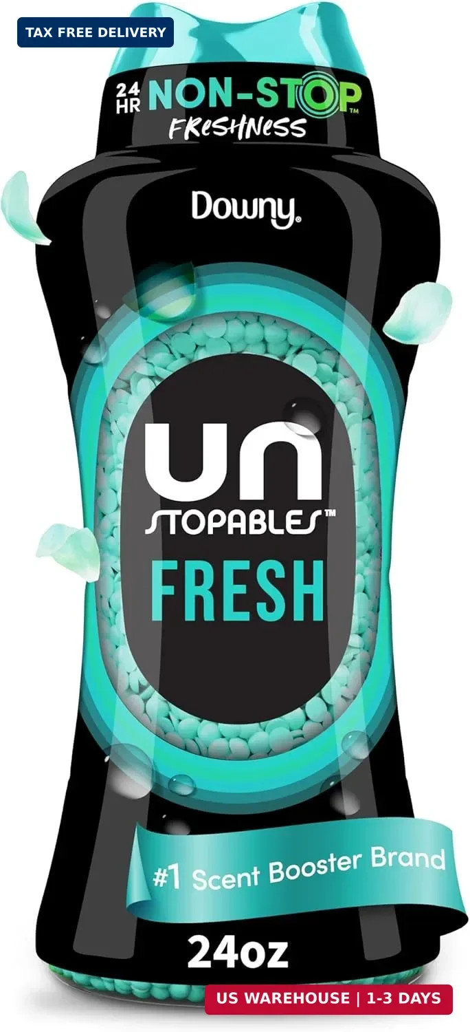 Unstopables in Wash Scent Booster Beads, Fresh Scent, 24 oz, White, Laundr