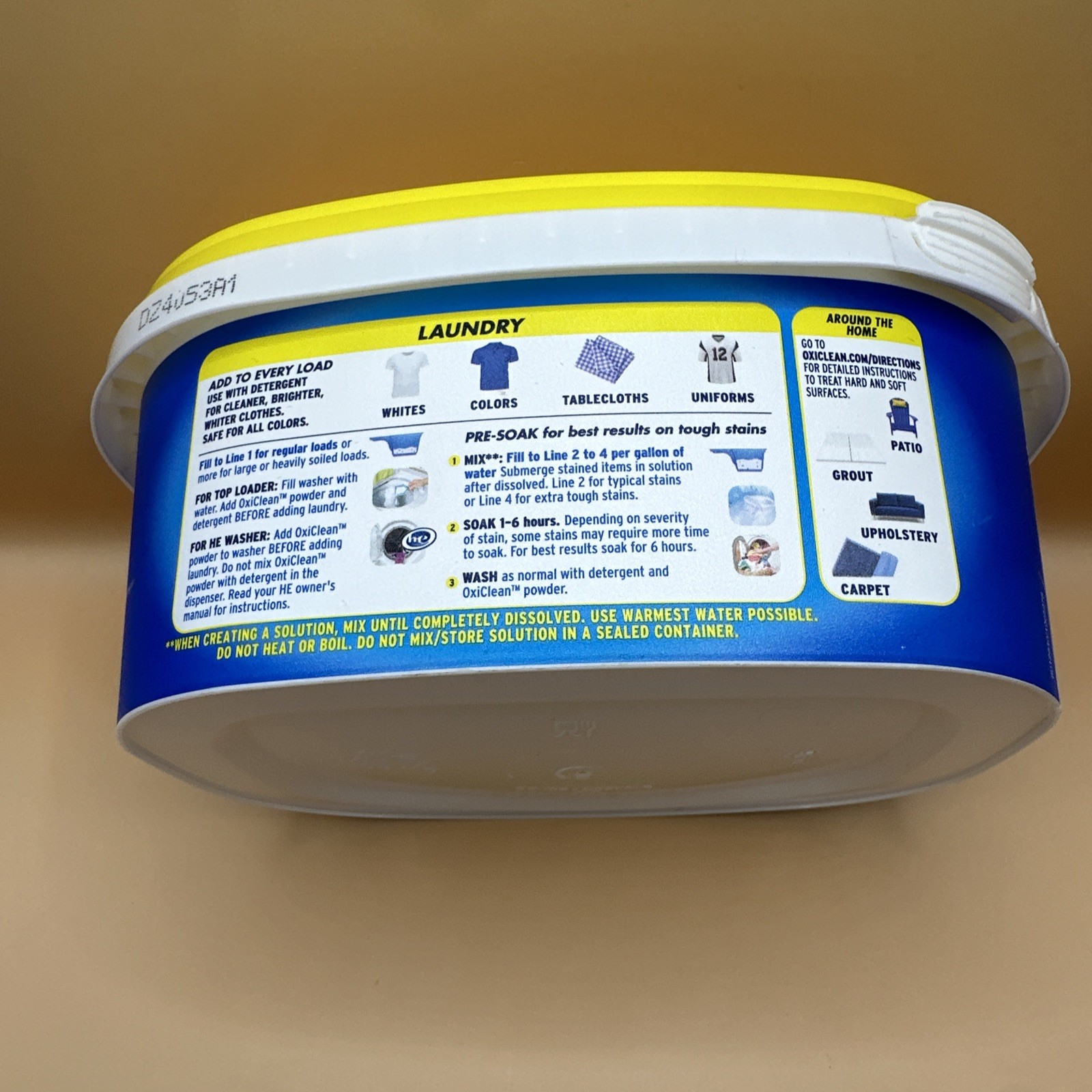 OXI CLEAN NO SCENT VERSATILE STAIN REMOVER POWDER CHLORINE FREE 1.77LB:Fast S&H