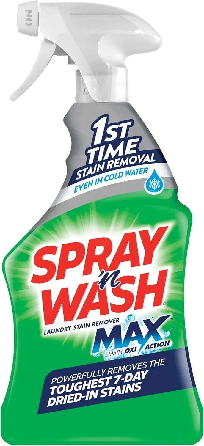 Spray ‘N Wash Max Laundry Strain Remover 16 oz Packaging may vary