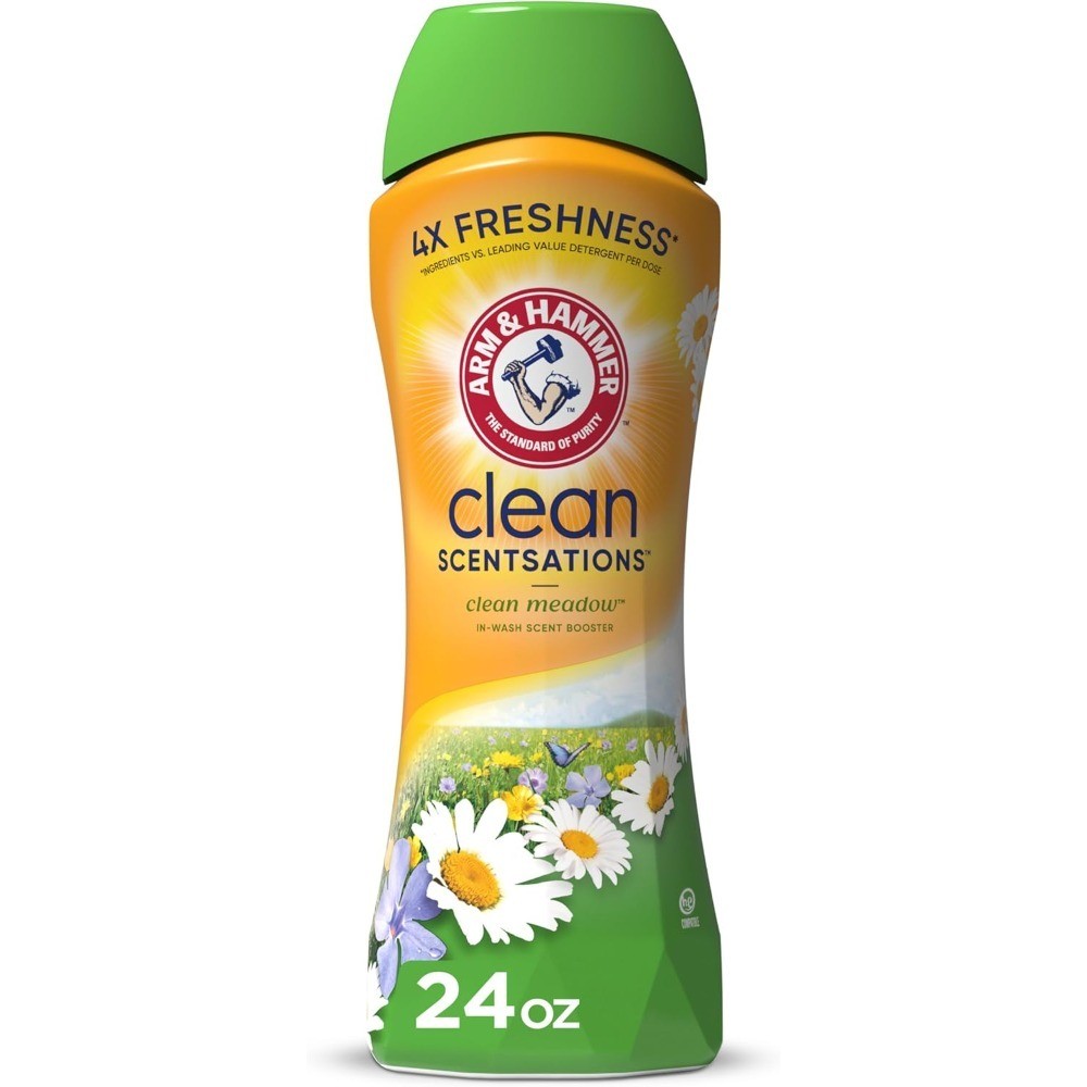 In-Wash Scent Booster for Laundry, Clean Meadow Scent, 24 Oz Freshness Enhancer