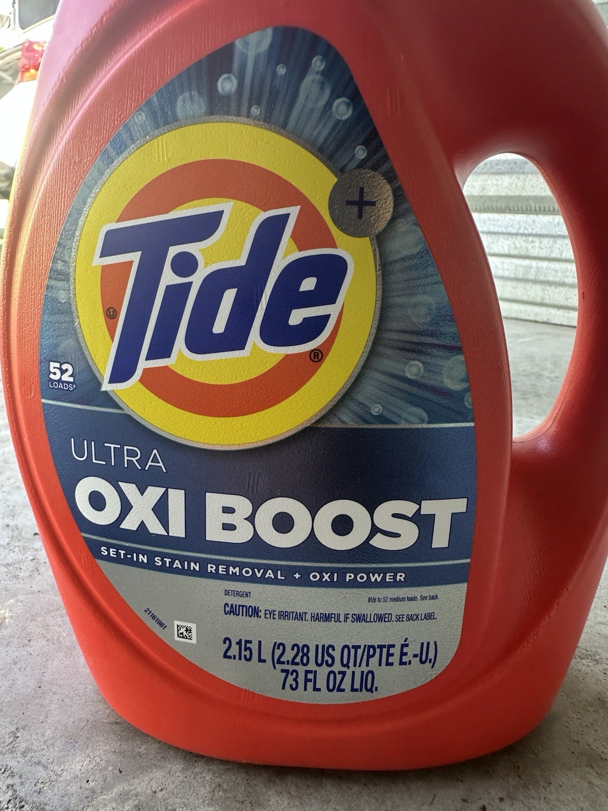 Tide Ultra Oxi Boost Liquid Laundry Detergent Oxi Power 73 fl oz 52 Loads