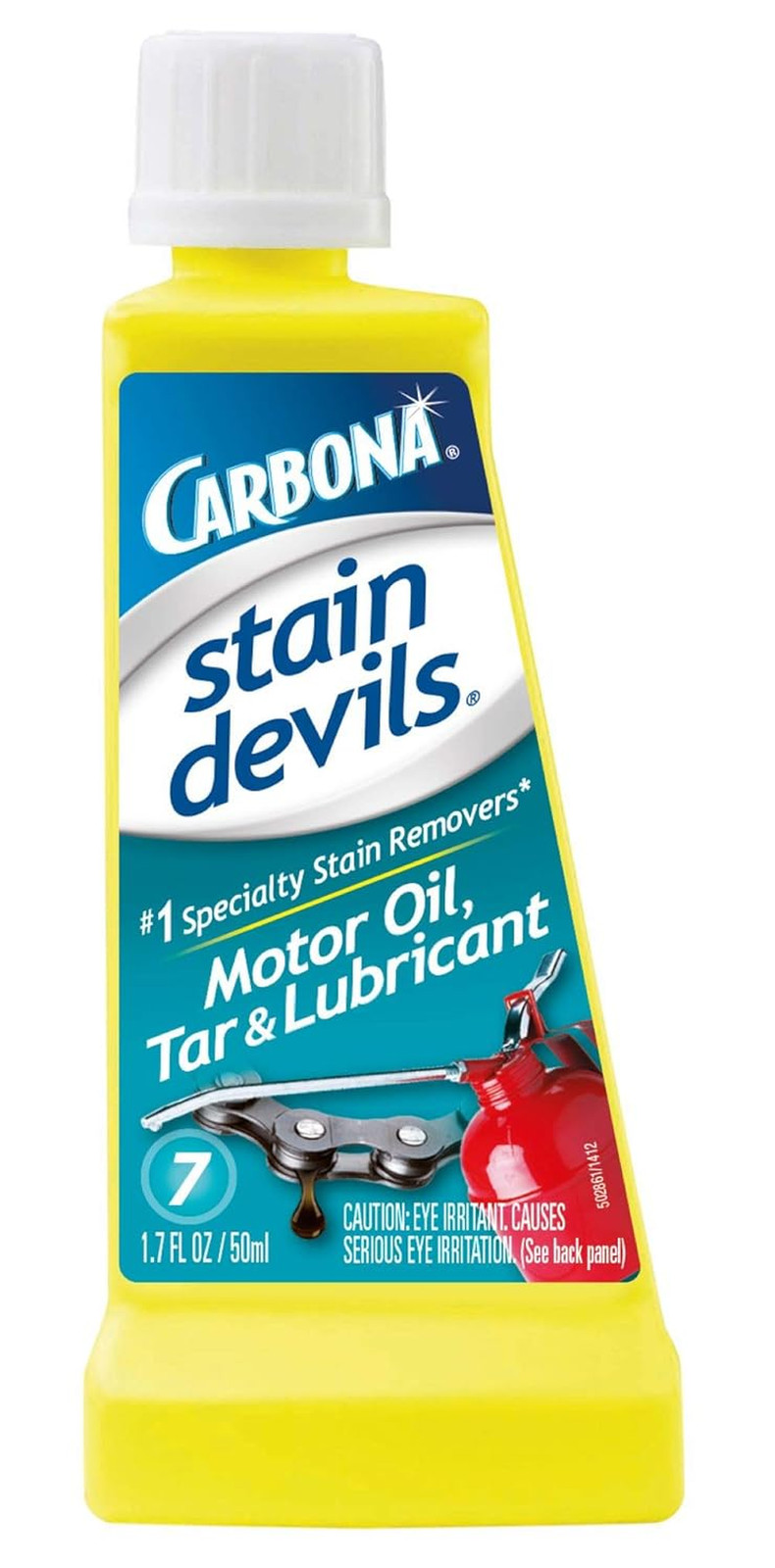 Stain Devils #7, Motor Oil, Tar & Lubricant, 1.7 Fluid Ounces
