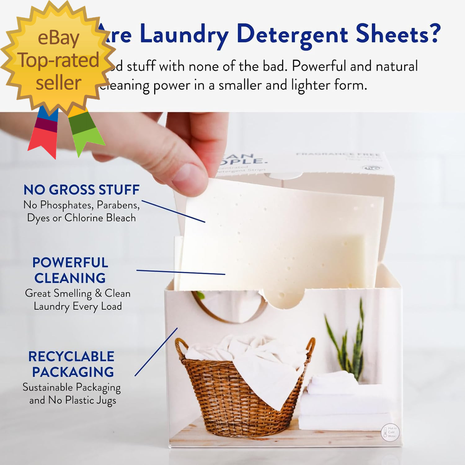Fragrance Free Laundry Detergent Sheets Laundry Soap Ultra Concentrated