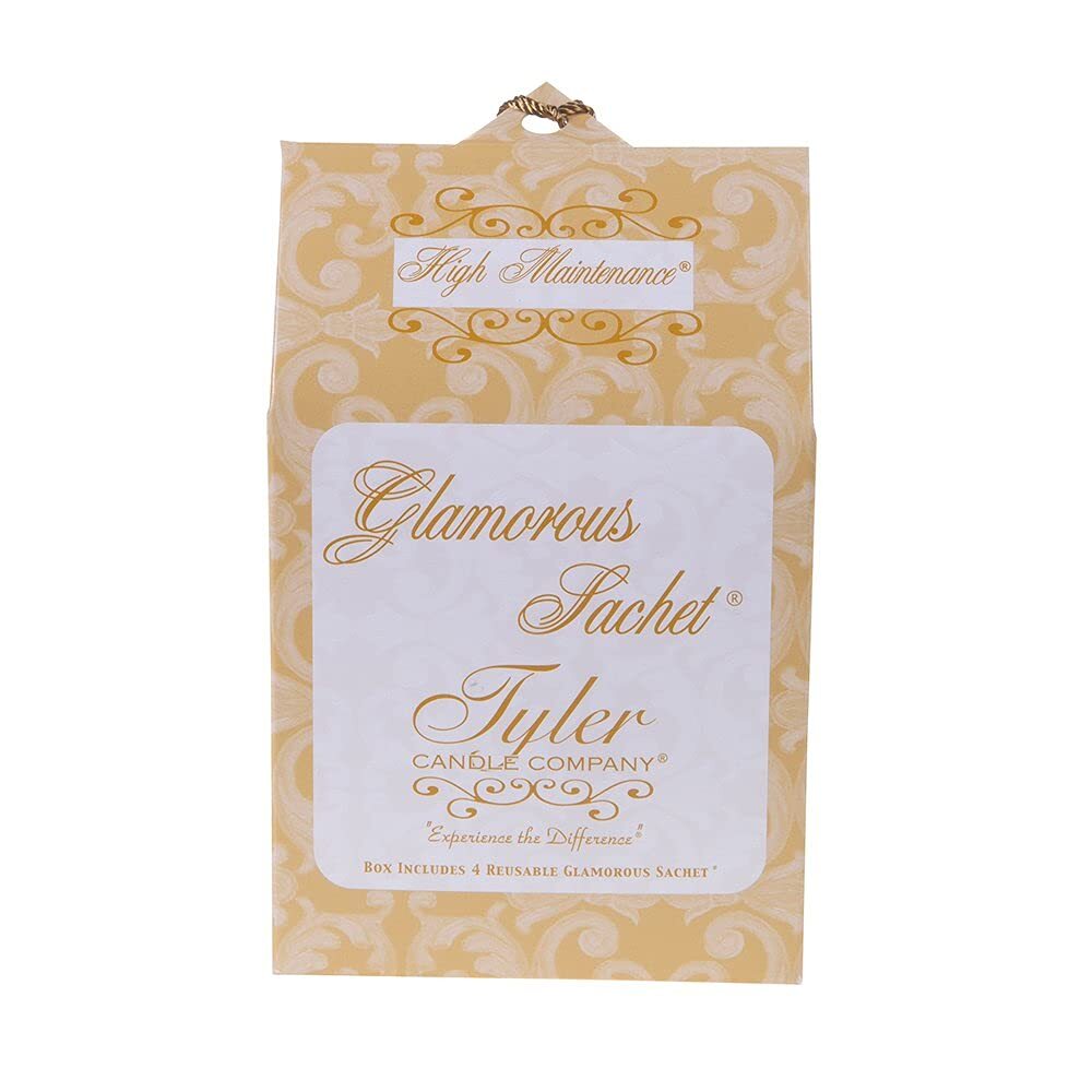 Tyler Glamorous Sachets 4 Pack Multi Color Laundry and Home Fragrance