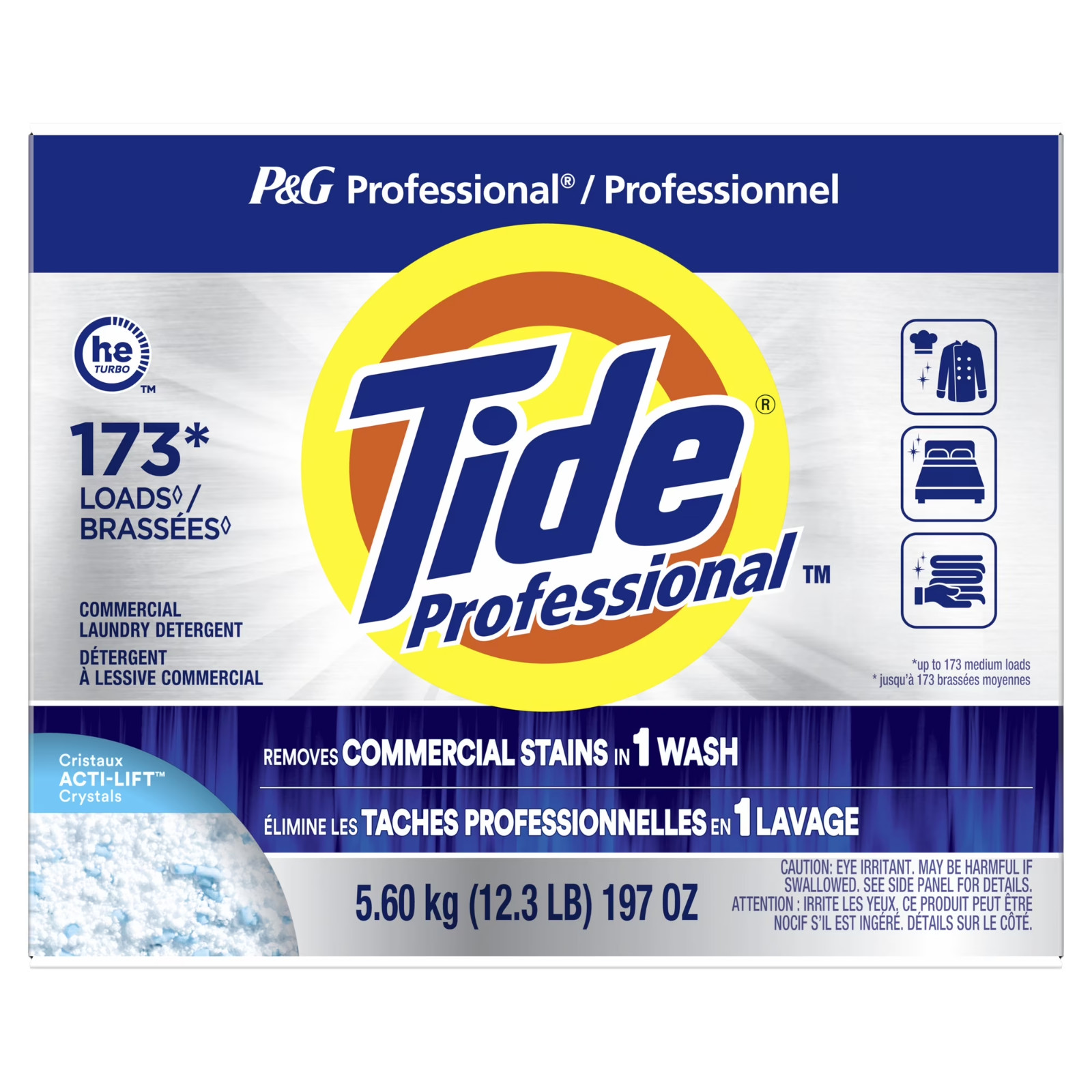 Tide Commercial Laundry Detergent Powder 197oz Fresh Scent 1 Box