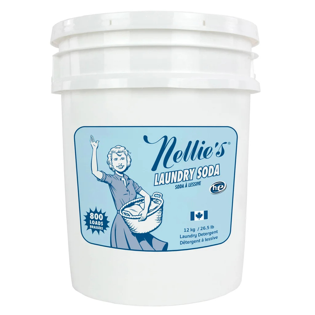 Nellie’s Laundry Soda, 800 Loads, HE Compatible, Phosphate & Fragrance Free NEW