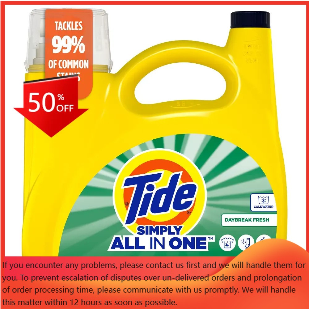 Tide Simply Daybreak Fresh Liquid Laundry Detergent – 117 fl oz