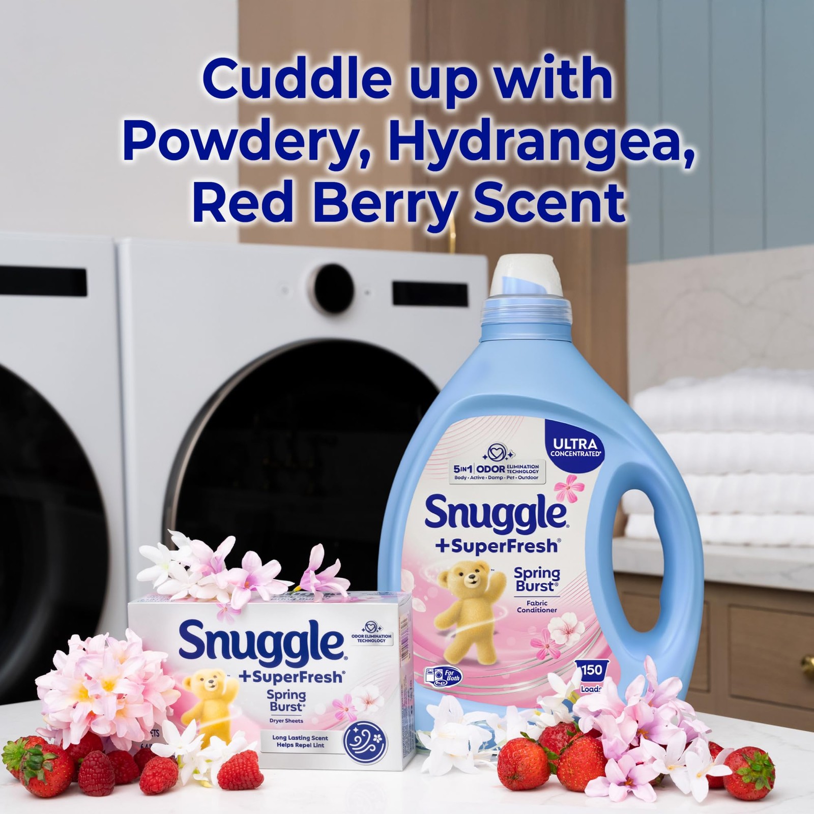 Snuggle SuperFresh Fabric Softener Liquid, 75 Fl Oz (Pack of 1), Spring Burst