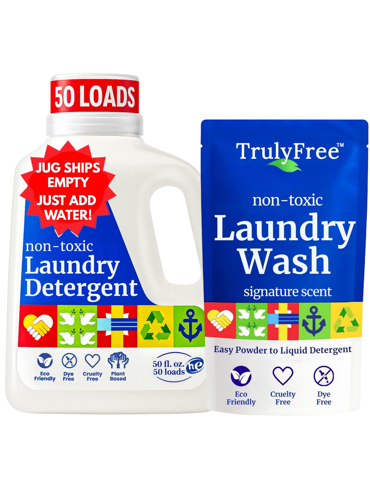 Natural Laundry Detergent for Sensitive Skin | Eco Friendly, Plant Based, Bab…