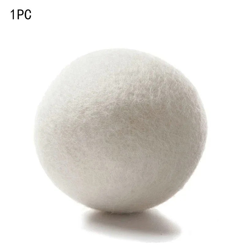 6 Wool Dryer Balls XL Organic Wool Natural Laundry Fabric Softener Antistatic
