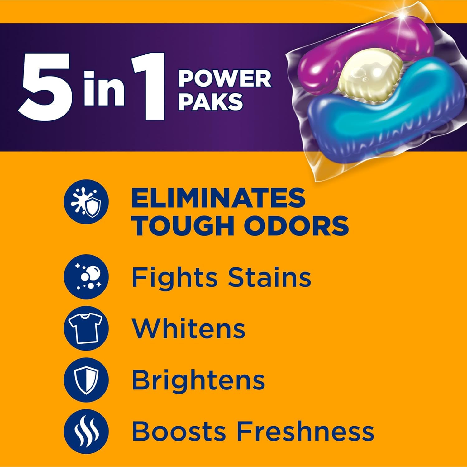 plus Oxiclean with Odor Blasters Concentrated Laundry Detergent, 5-In-1 Laundry