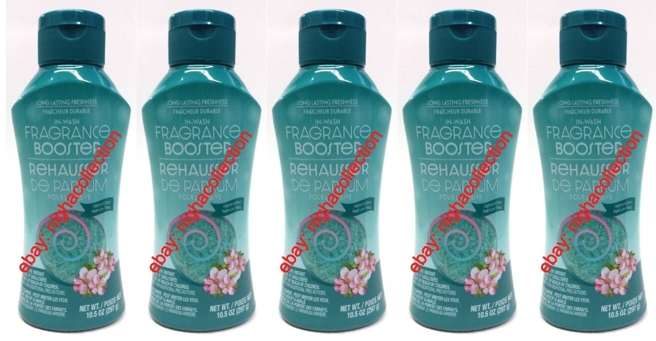 ( LOT 5 ) In-Wash Fragrance Booster Rehausseur, Fresh Scent New 10.5 oz Ea